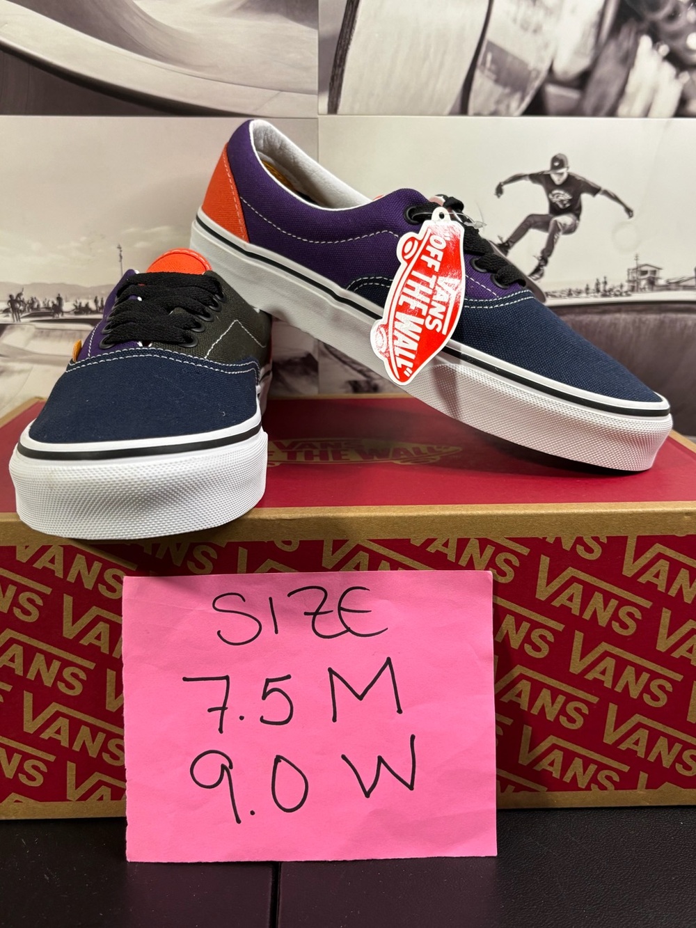 Vans Era sz 7.5 Men’s 9.0 Woman